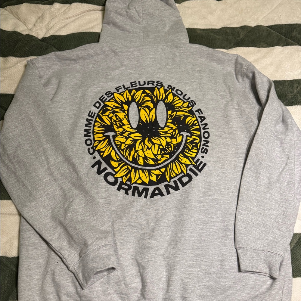 Normandie (band) Gray Graphic Hoodie
